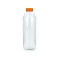 Bouteilles PET Servipack , bouchon orange 100cl